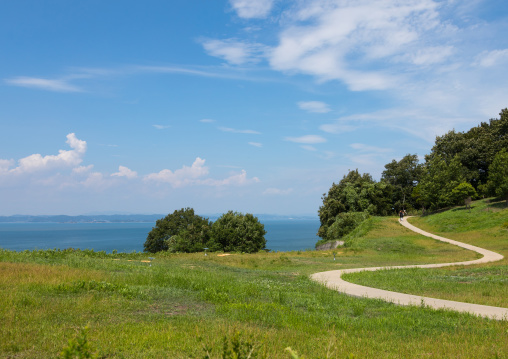 Teshima art museum, Kagawa prefectiure, Teshima, Japan