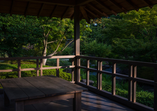 Woode house in Kokoen garden, Hypgo Prefecture, Himeji, Japan