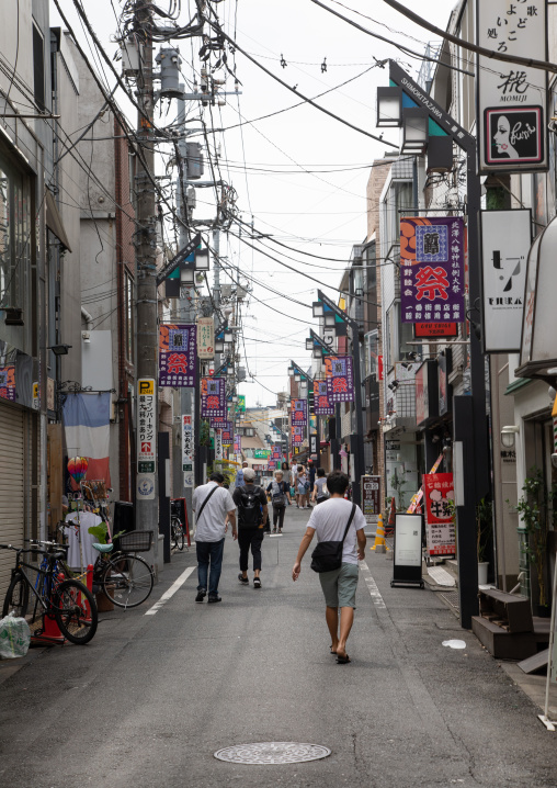 People walking in Daikanyama area, Kanto region, Tokyo, Japan