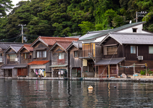 Funaya fishermen houses, Kyoto prefecture, Ine, Japan