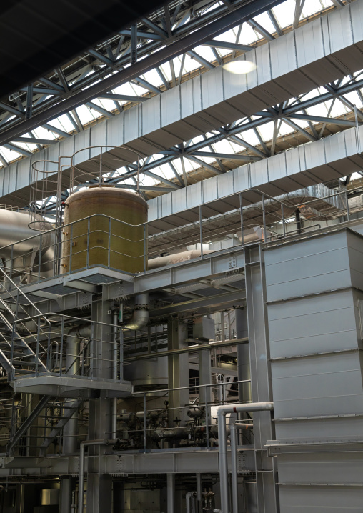 Naka waste incineration plant by architect Yoshio Taniguchi and associates, Chugoku region, Hiroshima, Japan