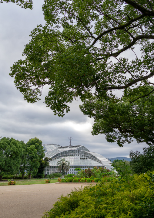 The Kyoto botanical garden greenhouse, Kansai region, Kyoto, Japan