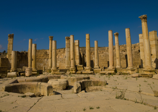Roman Ruins In Jerash, Jordan
