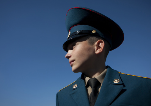 Cadet Army In Astana, Kazakhstan
