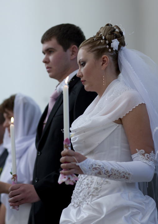 Wedding In A Russian Orthodox Church, Astana, Kazakhstan