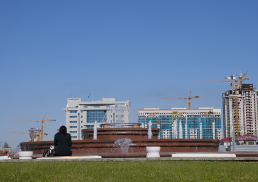 Fountain In Astana, Kazakhstan