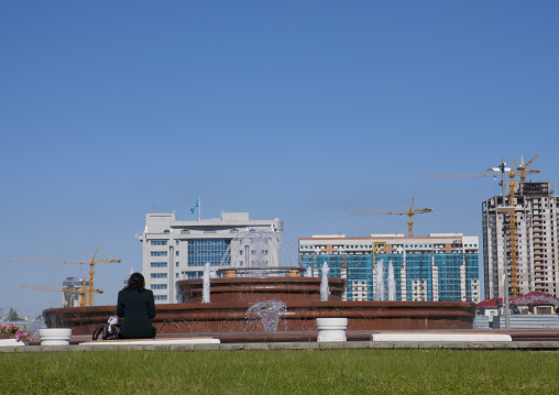 Fountain In Astana, Kazakhstan
