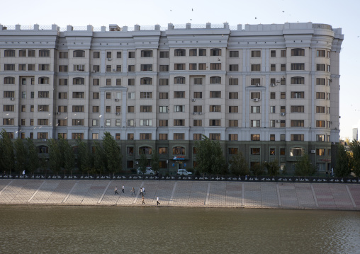 The Kursk Building On Ishim River, Astana, Kazakhstan