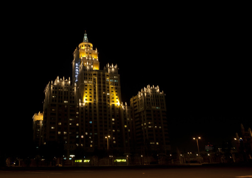 The Triumph Building By Night, Astana, Kazakhstan