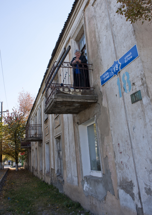 Old Stalinka House In Astana, Kazakhstan