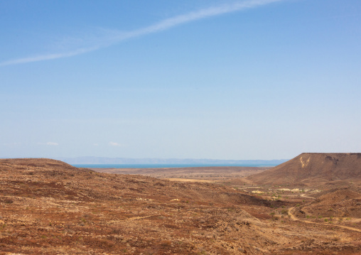 Arid landscape, Rift Valley Province, Turkana lake, Kenya
