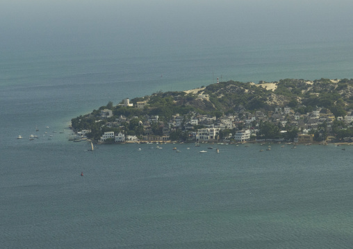 Aerial view of the island, Lamu county, Shela, Kenya