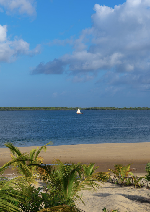 Jahazi house view on the beach, Lamu county, Kizingoni, Kenya