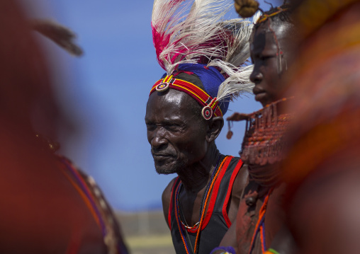 Turkana tribesman, Turkana lake, Loiyangalani, Kenya