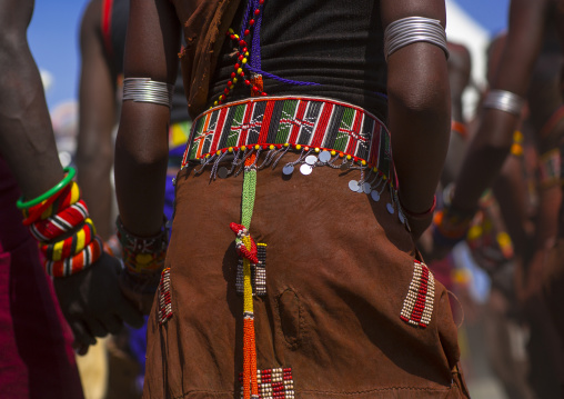 Turkana tribe people dancing, Turkana lake, Loiyangalani, Kenya