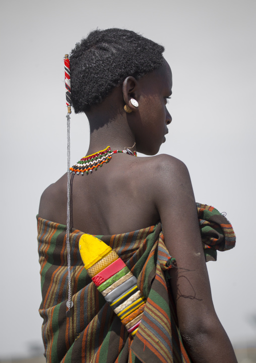 Rendille tribe boy, Turkana lake, Loiyangalani, Kenya