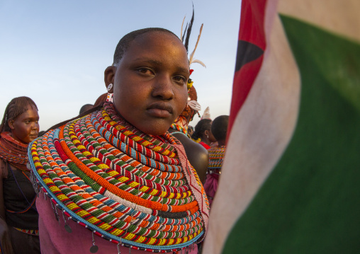 Rendille tribeswoman, Turkana lake, Loiyangalani, Kenya