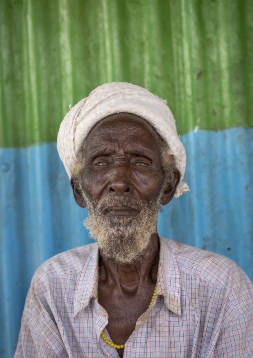 Old gabbra tribe man, Chalbi desert, Kalacha, Kenya