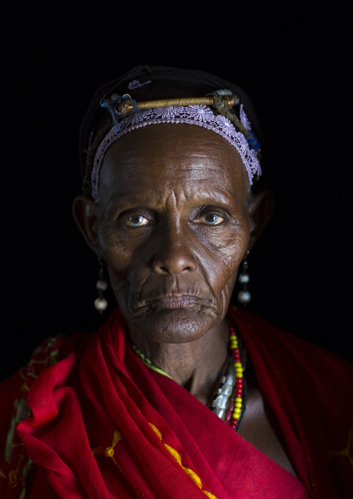 Gabbra tribe woman, Chalbi desert, Kalacha, Kenya