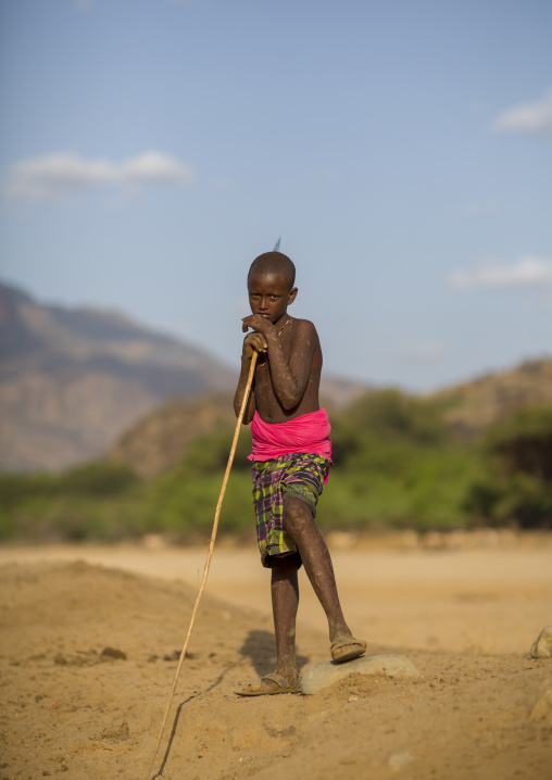 Rendille tribe boy, Marsabit district, Ngurunit, Kenya