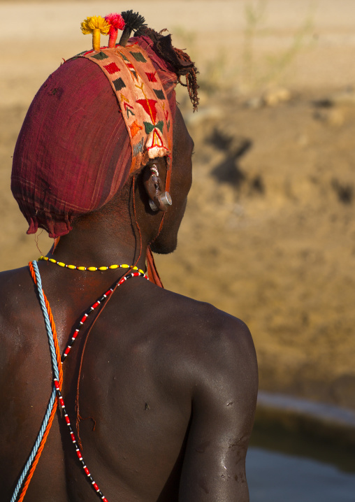 Rendille tribesman, Marsabit district, Ngurunit, Kenya