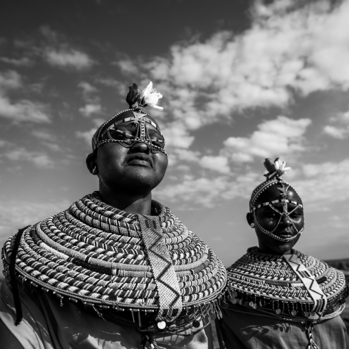Rendille tribeswomen, Turkana lake, Loiyangalani, Kenya