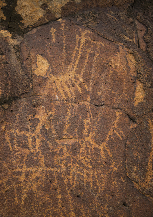 Ancient rock art, Turkana lake, Loiyangalani, Kenya