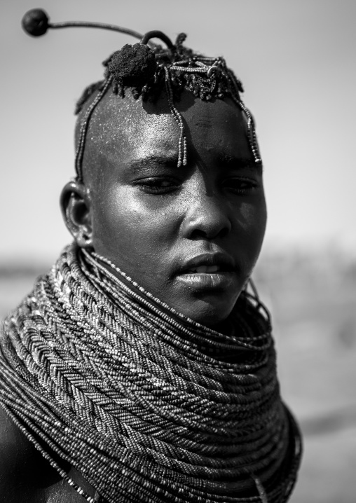 Turkana tribe woman, Turkana lake, Loiyangalani, Kenya