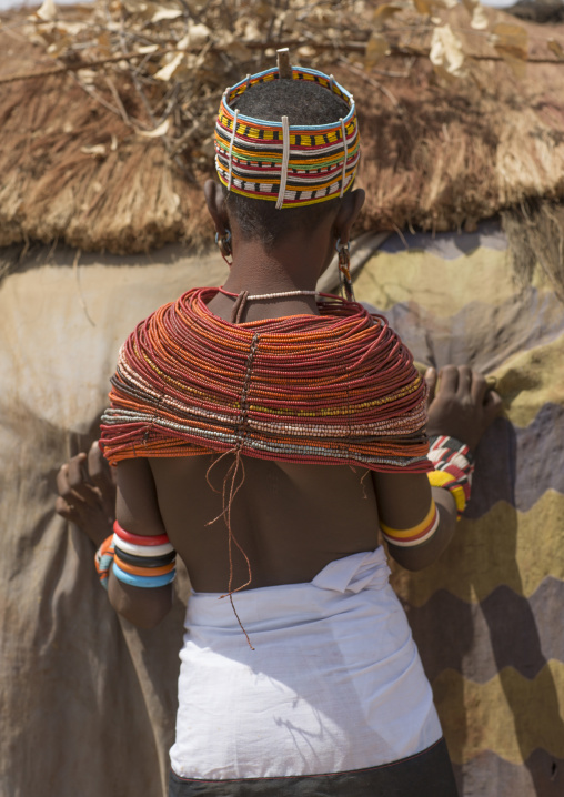 Rendille tribeswoman, Marsabit district, Ngurunit, Kenya