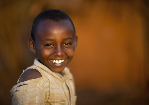 Smiling borana tribe boy, Marsabit district, Marsabit, Kenya