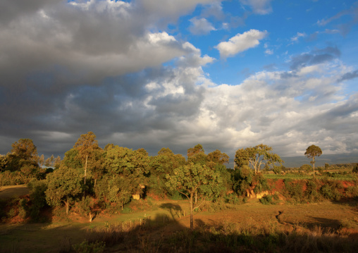 Landscape in a cloudy day, Nakuru County, Nakuru, Kenya