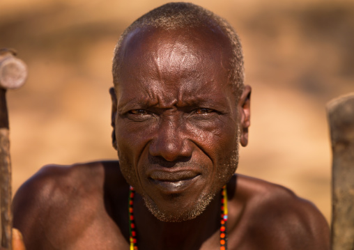 Portrait of a Samburu tribe elder, Samburu County, Maralal, Kenya