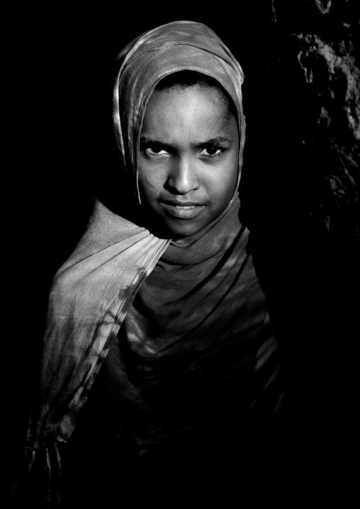Portrait of a cute swahili girl, Lamu County, Lamu, Kenya