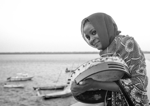 Portrait of a swahili girl, Lamu County, Lamu, Kenya