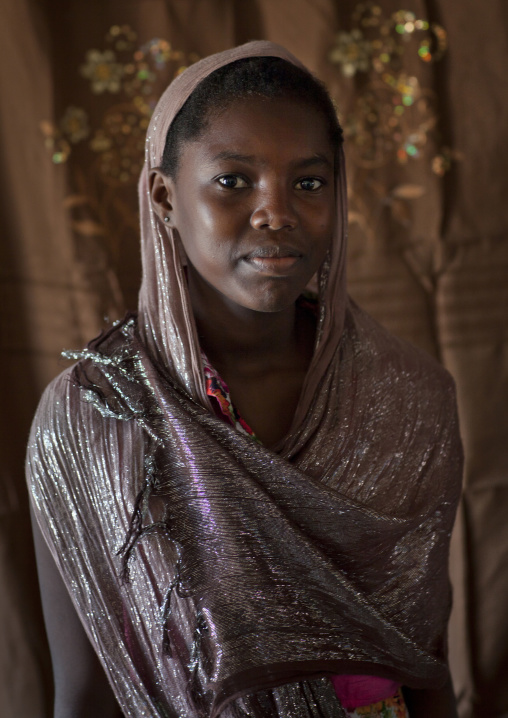Portrait of a swahili girl, Lamu County, Lamu, Kenya