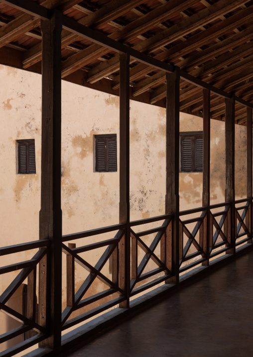 Fort balcony, Lamu County, Lamu, Kenya