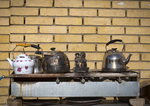 Tea Stall In The Street, Erbil, Kurdistan, Iraq