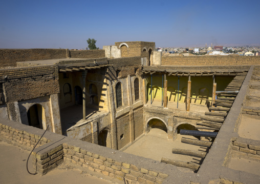Old Houses With Flat Roofs Inside The Citadel, Erbil, Kurdistan, Iraq