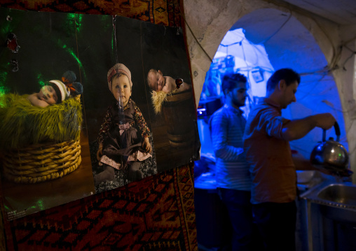 Tea Shop In The Old Bazar, Koya, Kurdistan, Iraq