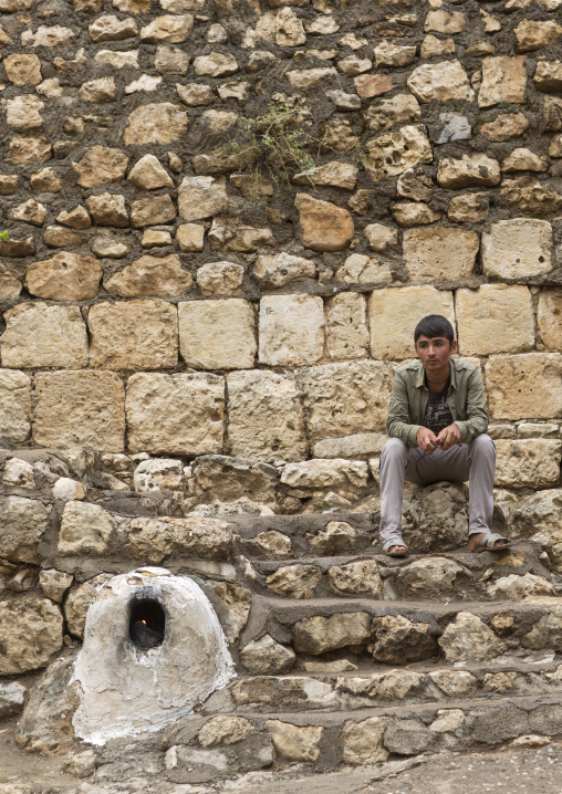Yezedi Refugee From Sinjar Living In Lalesh Temple, Kurdistan, Iraq