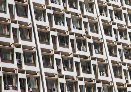 Facade of electricite du Liban building, Beirut Governorate, Beirut, Lebanon