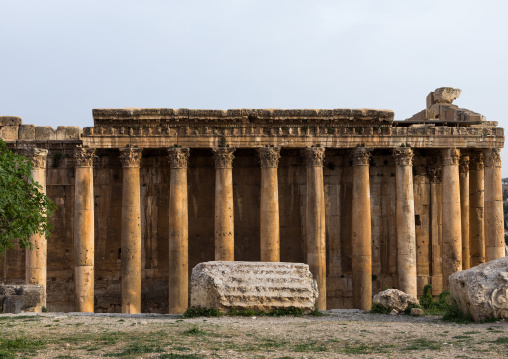 Temple of Bacchus in the archaeological site, Beqaa Governorate, Baalbek, Lebanon