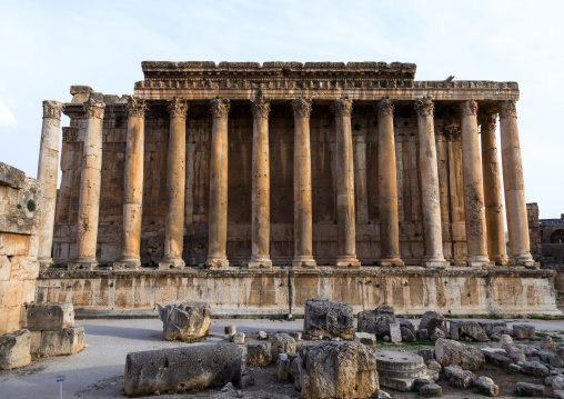 Temple of Bacchus in the archaeological site, Beqaa Governorate, Baalbek, Lebanon