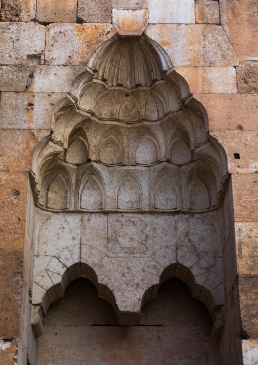 Muslim architecture inside the archaeological site, Beqaa Governorate, Baalbek, Lebanon