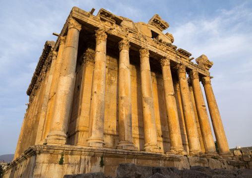 Temple of Bacchus in the archaeological site, Beqaa Governorate, Baalbek, Lebanon