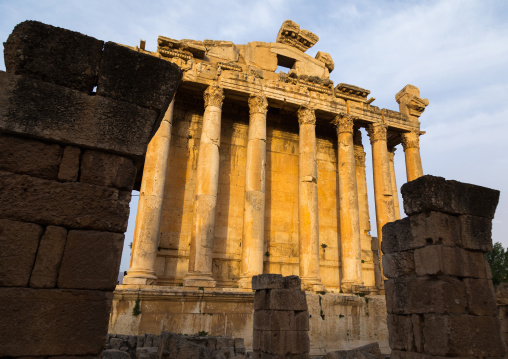 Temple of Bacchus in the archaeological site, Beqaa Governorate, Baalbek, Lebanon