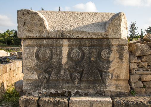 Grave in the necropolis of el Bass, South Governorate, Tyre, Lebanon