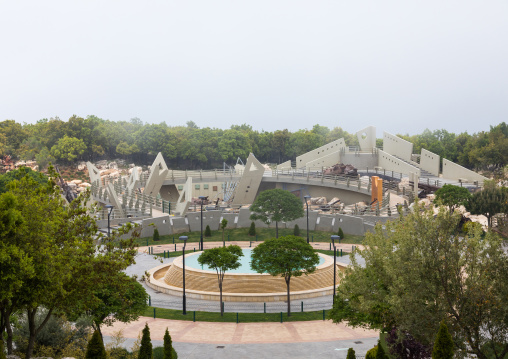 War museum operated by Hezbollah called the tourist landmark of the resistance or museum for resistance tourism, South Governorate, Mleeta, Lebanon