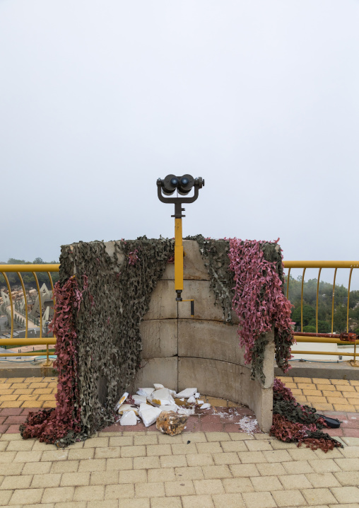 War museum operated by Hezbollah called the tourist landmark of the resistance or museum for resistance tourism, South Governorate, Mleeta, Lebanon