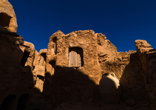 Old ksar with granaries, Tripolitania, Nalut, Libya